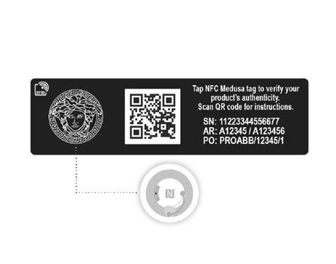 versace nfc tag not working|Versace qr code check.